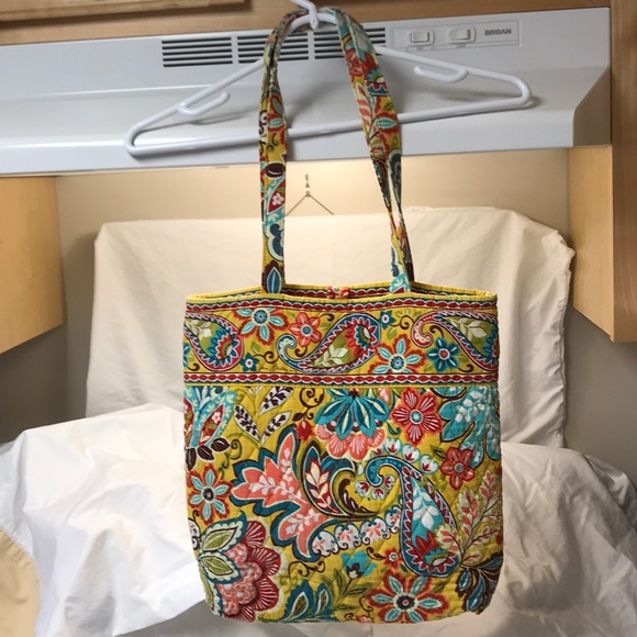 Vera Bradley Accessories - VERA BRADLEY.  Tote bag.  Yellow/multi-color.